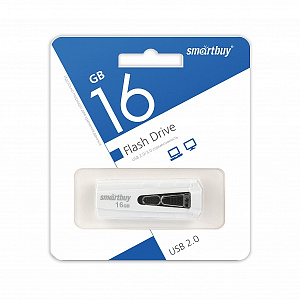 UFD Smartbuy 16GB IRON White LED индикатор (SB16GBIR-W) фото