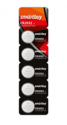 Батарейка Smartbuy литевый элемент CR 2032 5B фото