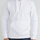 Толстовка втачной рукав с капюшоном. Модель 2 (Футер петлевой) (Размер 46-176, Цвет белый) фото