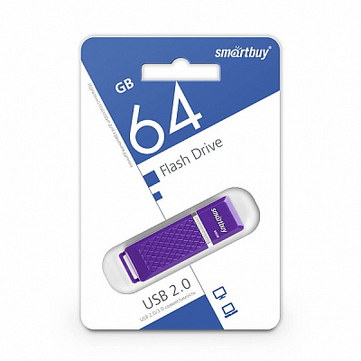 UFD Smartbuy 64GB Quartz series Violet (SB64GBQZ-V) фото