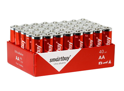 Батарейка алкалиновая Smartbuy LR06/40 bulk (40/720) (SBBA-2A40S) фото