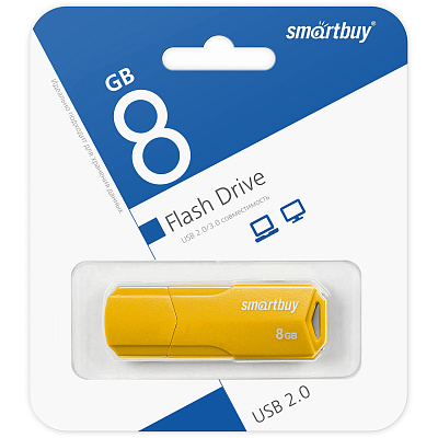 UFD Smartbuy 8GB CLUE Yellow (SB8GBCLU-Y) фото