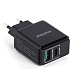Сетевое ЗУ Smartbuy быстрая зарядка 3.6A 2USB порта PD и QC дисплей 18 Вт (SBP-2320) фото