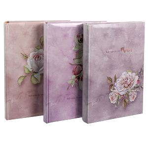 Фотоальбом Platinum С-46300RCL 300фото книжный переплет цветочная коллекция - 14 (33419) /12 фото