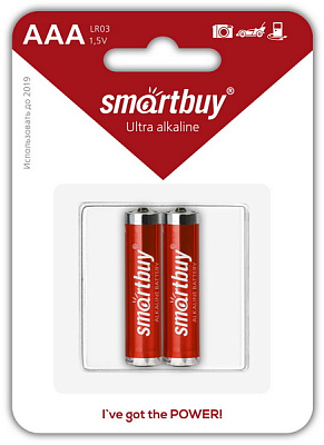 Батарейка Smartbuy LR03/2B (24) фото
