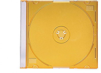 Коробка для дисков CD-BOX SLIM COLOR (Оранжевый) фото