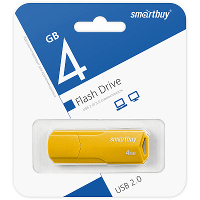 UFD Smartbuy 4GB CLUE Yellow (SB4GBCLU-Y) фото