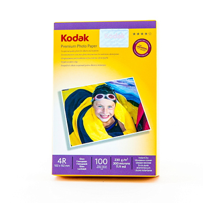 Фотобумага Kodak глянцевая 4R (10,2х15,2) 230г/м 100 л (N 134) фото