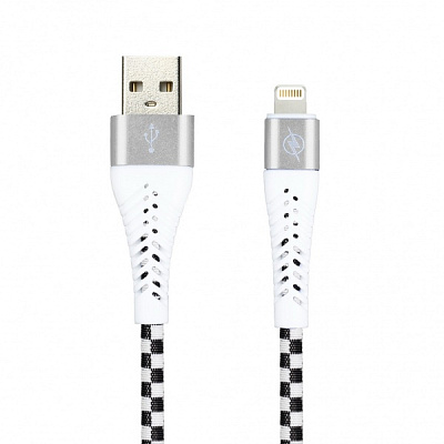 Дата-кабель Smartbuy 8pin CHESS серый 2 А 1 метр (iK-512CSS gray)/100 фото