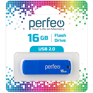 USB Perfeo 16GB C05 Blue  фото