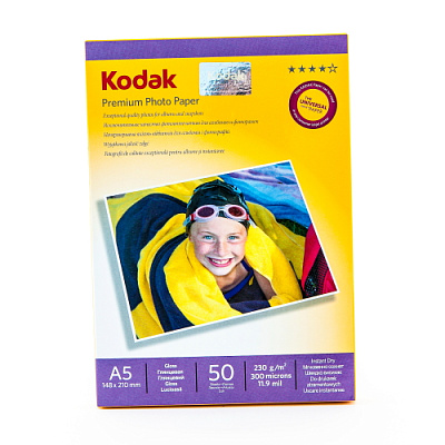 Фотобумага Kodak глянцевая A5 230г/м 50 л (N 138) фото