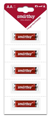 Батарейка Smartbuy LR6/5B strip (60) фото