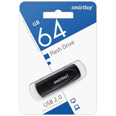 UFD Smartbuy 64GB Scout Black (SB064GB2SCK) фото