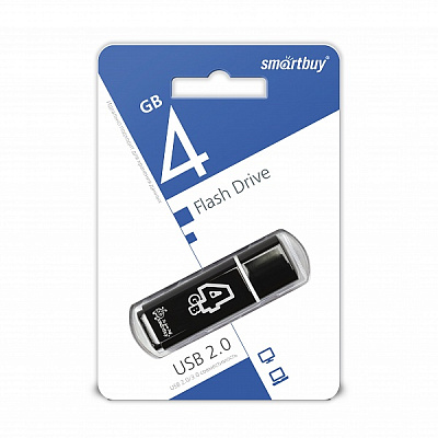 UFD Smartbuy 4GB Glossy series Black (SB4GBGS-K) фото