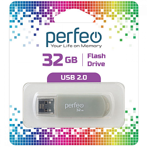 USB Perfeo 32GB C03 Grey фото