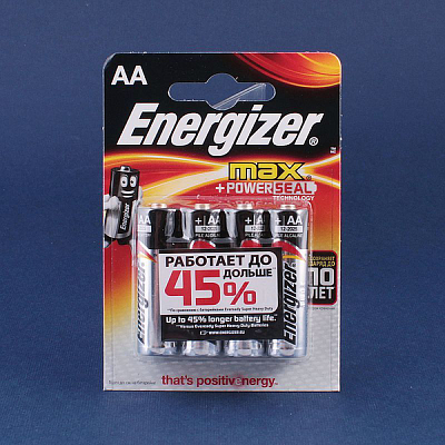 Батарейка Energizer LR6/4BL MAX (96) фото