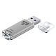 UFD 3.0 накопитель Smartbuy 128 ГБ серия V-Cut Серебро (SB128GBVC-S3) фото