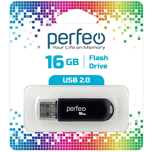 USB Perfeo 16GB C03 Black фото