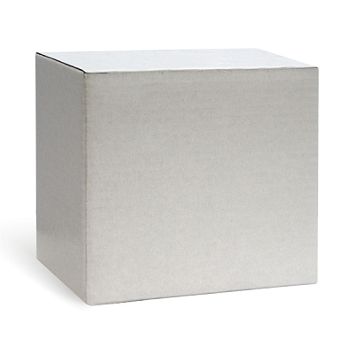 Коробка белая  гофрированная для стандартных кружек фото