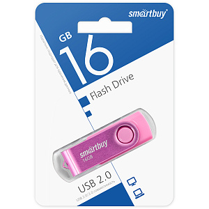 UFD Smartbuy 16GB Twist Pink (SB016GB2TWP) фото