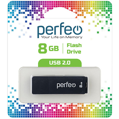 USB Perfeo 8GB C04 Black фото