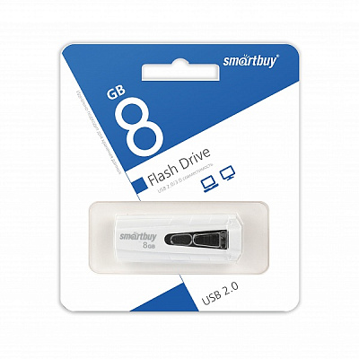 UFD Smartbuy 8GB IRON White (SB8GBIR-W) фото