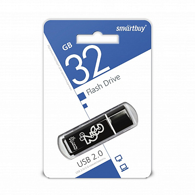 UFD Smartbuy 32GB Glossy series Black (SB32GBGS-K) фото