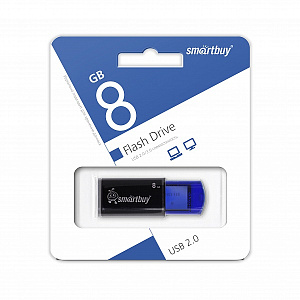 UFD Smartbuy 8GB Click Black Blue (SB8GBBCL-B) фото