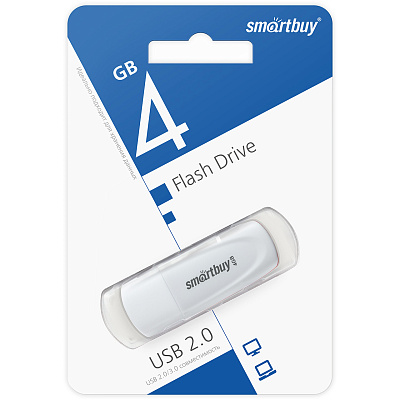 UFD Smartbuy 4GB Scout White (SB4GB2SCW) фото