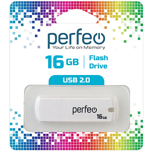 USB Perfeo 16GB C05 White фото