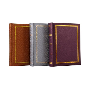 Фотоальбом МРА 97225 10х15 200 фото (100 стр) бумажные листы (прошивка) карточка для подписей фото