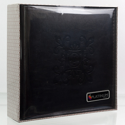 Фотоальбом Platinum PC-46200RCLK 200 ф "Экокожа" книжный переплет подарочной коробке (2PU42306) /12 фото