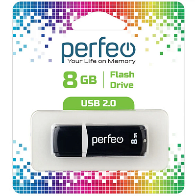 USB Perfeo 8GB C02 Black фото