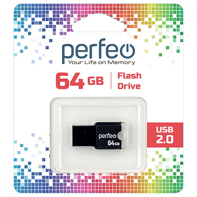 USB Perfeo 64GB М01 Black  фото