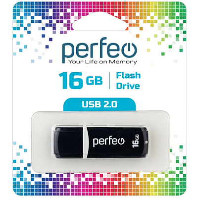 USB Perfeo 16GB C02 Black фото
